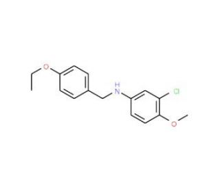 N-(3-chloro-4-methoxyphenyl)-N-(4-ethoxybenzyl)amine - chemical structure image