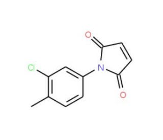 N-(3-Chloro-4-methylphenyl)maleimide (CAS 52845-68-8) - chemical structure image