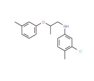 N-(3-Chloro-4-methylphenyl)-N-[2-(3-methylphenoxy)propyl]amine - chemical structure image