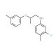 N-(3-Chloro-4-methylphenyl)-N-[2-(3-methylphenoxy)propyl]amine - chemical structure image