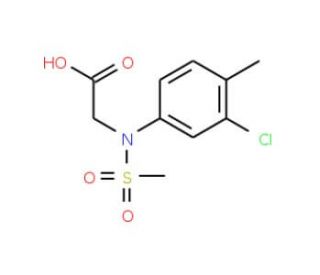 N-(3-Chloro-4-methylphenyl)-N-(methylsulfonyl)glycine - chemical structure image