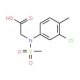 N-(3-Chloro-4-methylphenyl)-N-(methylsulfonyl)glycine - chemical structure image
