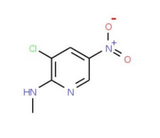 N-(3-Chloro-5-nitro-2-pyridinyl)-N-methylamine - chemical structure image