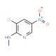 N-(3-Chloro-5-nitro-2-pyridinyl)-N-methylamine - chemical structure image