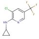 N-[3-Chloro-5-(trifluoromethyl)-2-pyridinyl]-N-cyclopropylamine - chemical structure image
