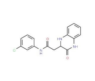 N-(3-Chloro-phenyl)-2-(3-oxo-1,2,3,4-tetrahydro-quinoxalin-2-yl)-acetamide - chemical structure image