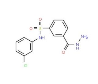 N-(3-Chloro-phenyl)-3-hydrazinocarbonyl-benzenesulfonamide - chemical structure image