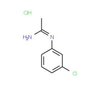 N-(3-Chloro-phenyl)-acetamidine Hydrochloride - chemical structure image