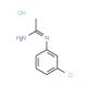 N-(3-Chloro-phenyl)-acetamidine Hydrochloride - chemical structure image