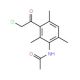 N-[3-(chloroacetyl)-2,4,6-trimethylphenyl]acetamide - chemical structure image