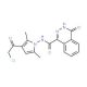 N-[3-(chloroacetyl)-2,5-dimethyl-1H-pyrrol-1-yl]-4-oxo-3,4-dihydrophthalazine-1-carboxamide - chemical structure image