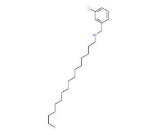 N-(3-Chlorobenzyl)-1-hexadecanamine - chemical structure image