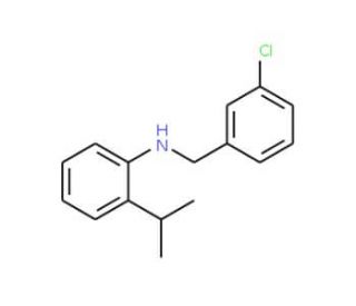 N-(3-Chlorobenzyl)-2-isopropylaniline - chemical structure image