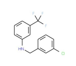 N-(3-Chlorobenzyl)-3-(trifluoromethyl)aniline - chemical structure image