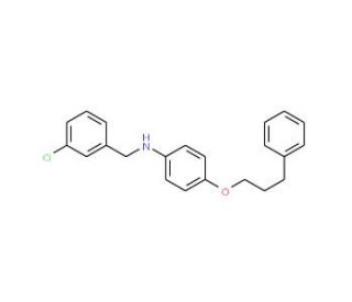 N-(3-Chlorobenzyl)-4-(3-phenylpropoxy)aniline - chemical structure image