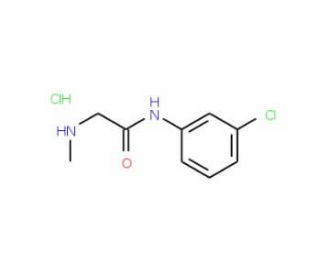 N-(3-chlorophenyl)-2-(methylamino)acetamide hydrochloride - chemical structure image