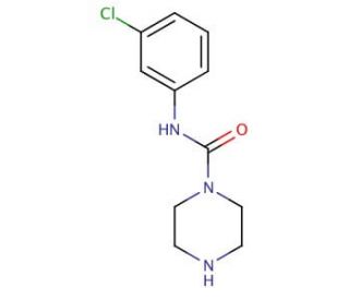 N-(3-chlorophenyl)piperazine-1-carboxamide - chemical structure image
