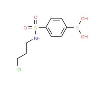 N-(3-Chloropropyl) 4-boronobenzenesulfonamide (CAS 874219-48-4) - chemical structure image