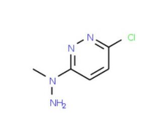 N-(3-Chloropyridazin-6-yl)-N-methylhydrazine (CAS 76953-33-8) - chemical structure image