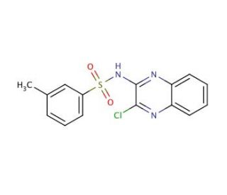 N-(3-chloroquinoxalin-2-yl)-3-methylbenzenesulfonamide - chemical structure image