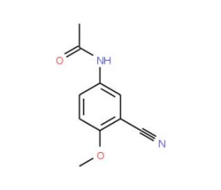 N-(3-Cyano-4-methoxyphenyl)acetamide - chemical structure image