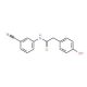 N-(3-Cyano-phenyl)-2-(4-hydroxy-phenyl)-acetamide (CAS 886362-51-2) - chemical structure image