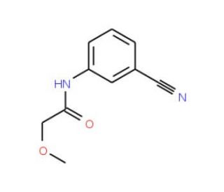 N-(3-cyanophenyl)-2-methoxyacetamide - chemical structure image