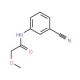 N-(3-cyanophenyl)-2-methoxyacetamide - chemical structure image