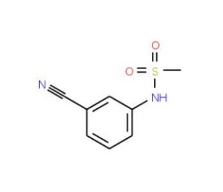 N-(3-cyanophenyl)methanesulfonamide (CAS 50790-30-2) - chemical structure image