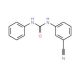 N-(3-cyanophenyl)-N′-phenylurea (CAS 87597-64-6) - chemical structure image