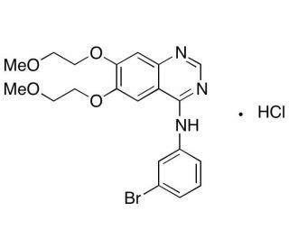 N-(3-Desethynylphenyl)-N-(3-bromophenyl) Erlotinib Hydrochloride - chemical structure image