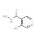 N,3-Dihydroxyisonicotinamide (CAS 89640-77-7) - chemical structure image