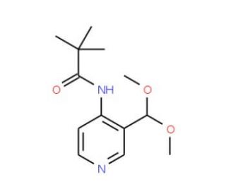 N-(3-Dimethoxymethyl-pyridin-4-yl)-2,2-dimethyl-propionamide (CAS 824429-52-9) - chemical structure image