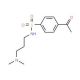 N-[3-(dimethylamino)propyl]-4-acetylbenzene-1-sulfonamide - chemical structure image