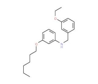 N-(3-Ethoxybenzyl)-3-(hexyloxy)aniline - chemical structure image