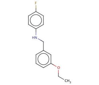 N-(3-Ethoxybenzyl)-4-fluoroaniline - chemical structure image