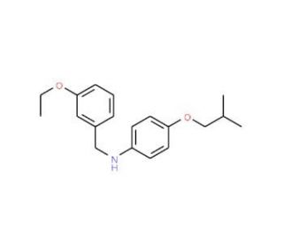 N-(3-Ethoxybenzyl)-4-isobutoxyaniline - chemical structure image