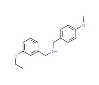 N-(3-Ethoxybenzyl)(4-methoxyphenyl)methanamine - chemical structure image