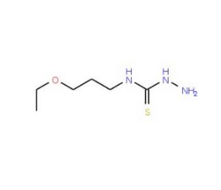 N-(3-ethoxypropyl)hydrazinecarbothioamide - chemical structure image