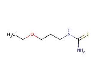 N-(3-ethoxypropyl)thiourea - chemical structure image