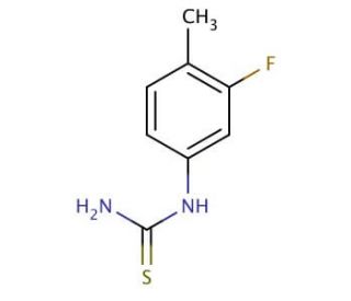 N-(3-fluoro-4-methylphenyl)thiourea - chemical structure image