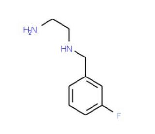 N-(3-fluorobenzyl)ethane-1,2-diamine (CAS 123566-39-2) - chemical structure image