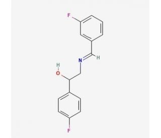 N-(3-Fluorobenzylidene)-4-fluoro-phenylethanolamine - chemical structure image
