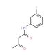 N-(3-fluorophenyl)-3-oxobutanamide - chemical structure image