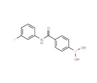 N-3-Fluorophenyl 4-boronobenzamide (CAS 874288-05-8) - chemical structure image