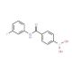 N-3-Fluorophenyl 4-boronobenzamide (CAS 874288-05-8) - chemical structure image