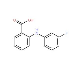 N-(3-Fluorophenyl)anthranilic acid (CAS 54-59-1) - chemical structure image