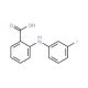 N-(3-Fluorophenyl)anthranilic acid (CAS 54-59-1) - chemical structure image