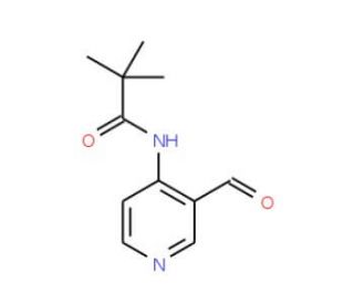 N-(3-Formyl-pyridin-4-yl)-2,2-dimethyl-propionamide (CAS 86847-71-4) - chemical structure image