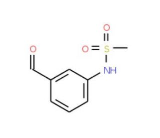 N-(3-Formylphenyl)methanesulphonamide (CAS 55512-05-5) - chemical structure image